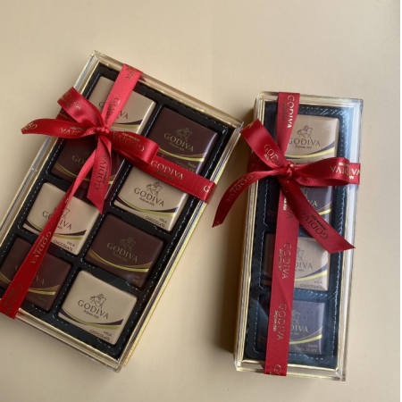 Clear Chocolate Gift Box For Birthday Packaging 