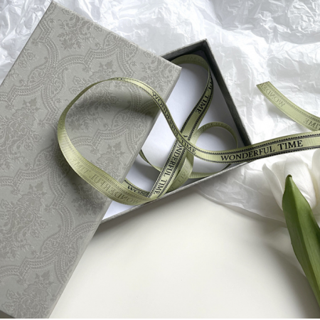 Vintage Silk Scarf Valentines Days Gift Paper Box 