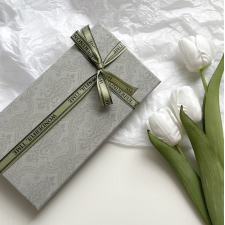 Vintage Silk Scarf Valentines Days Gift Paper Box 