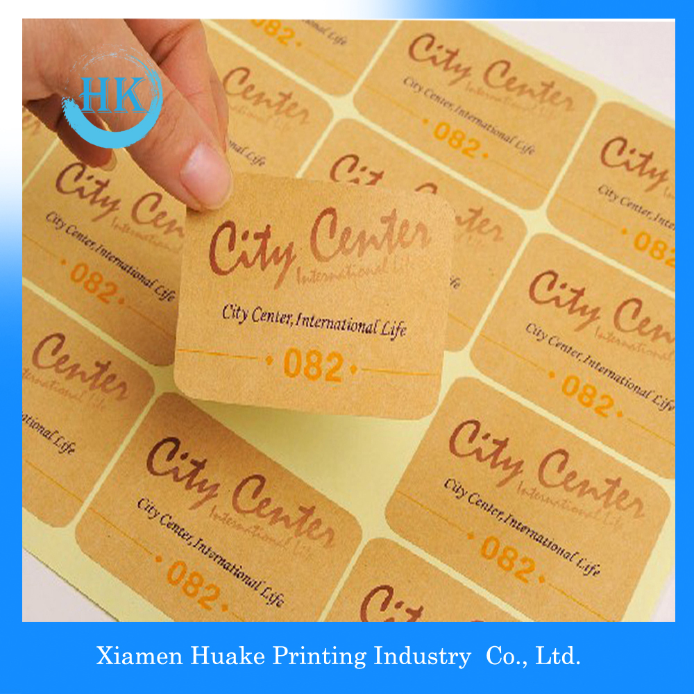Self Adhesive Paper Sticker Labels Printing