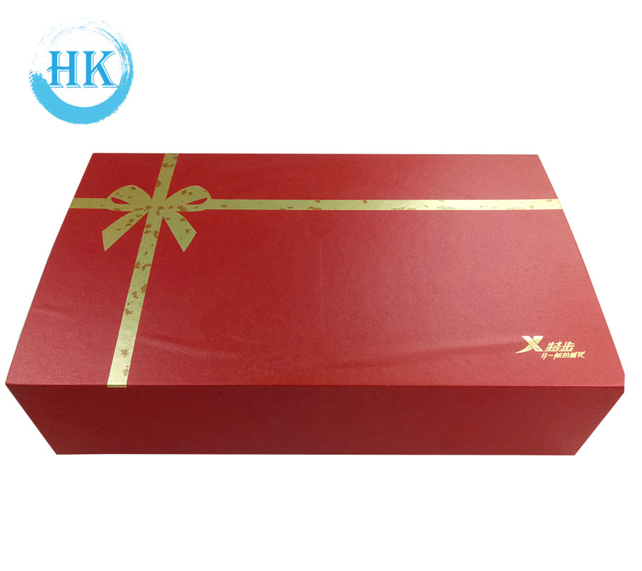 Red Matt Paper Folding Gift Box with Magnet Closure