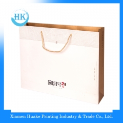 Gloss laminering papirpose med håndtak Huake Printing