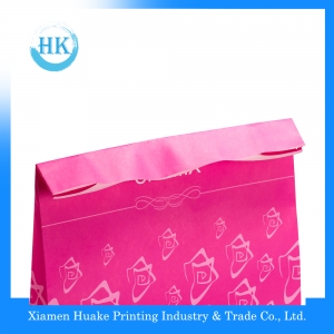 Fabrikk hotsell papirpose kosmetisk emballasje 
