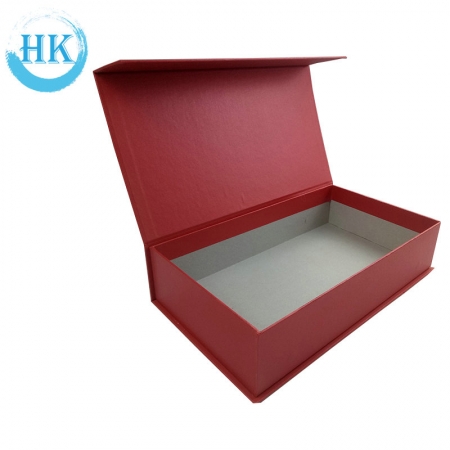 Rød Matt Papir Folding Gave Box med Magnet Closure 